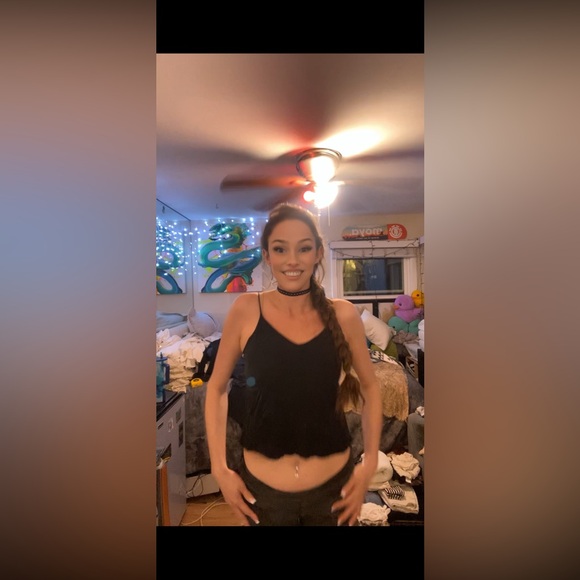 Sleek Black Camisole Top - Picture 13 of 13